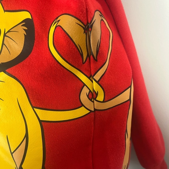DISNEY DISNEYLAND LION KING SIMBA & NALA CREW NECK SWEATER ADULT small - Picture 7 of 8